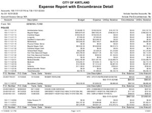 Icon of 10-31-2025 Expense Report W Encumbrance Detail