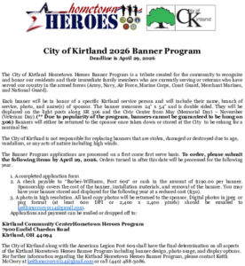 Icon of 2026 Hometown Hero Application