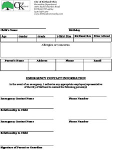 Icon of Application .Emergency Contact . Waiver .2026