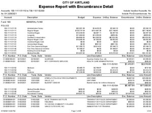 Icon of 2-28-2021 Expense Report With Encumbrance Detail