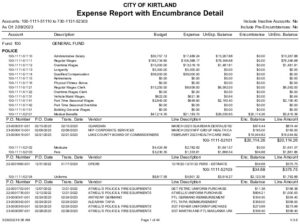 Icon of 2-28-2023 Expense Report With Encumbrance Detail