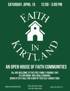 "Faith in Kirtland" -  Saturday, April 15